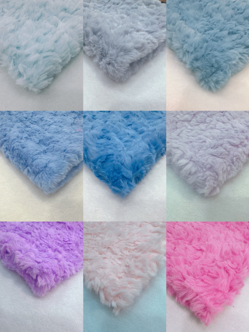 Rabbit-fur-patterned fabric