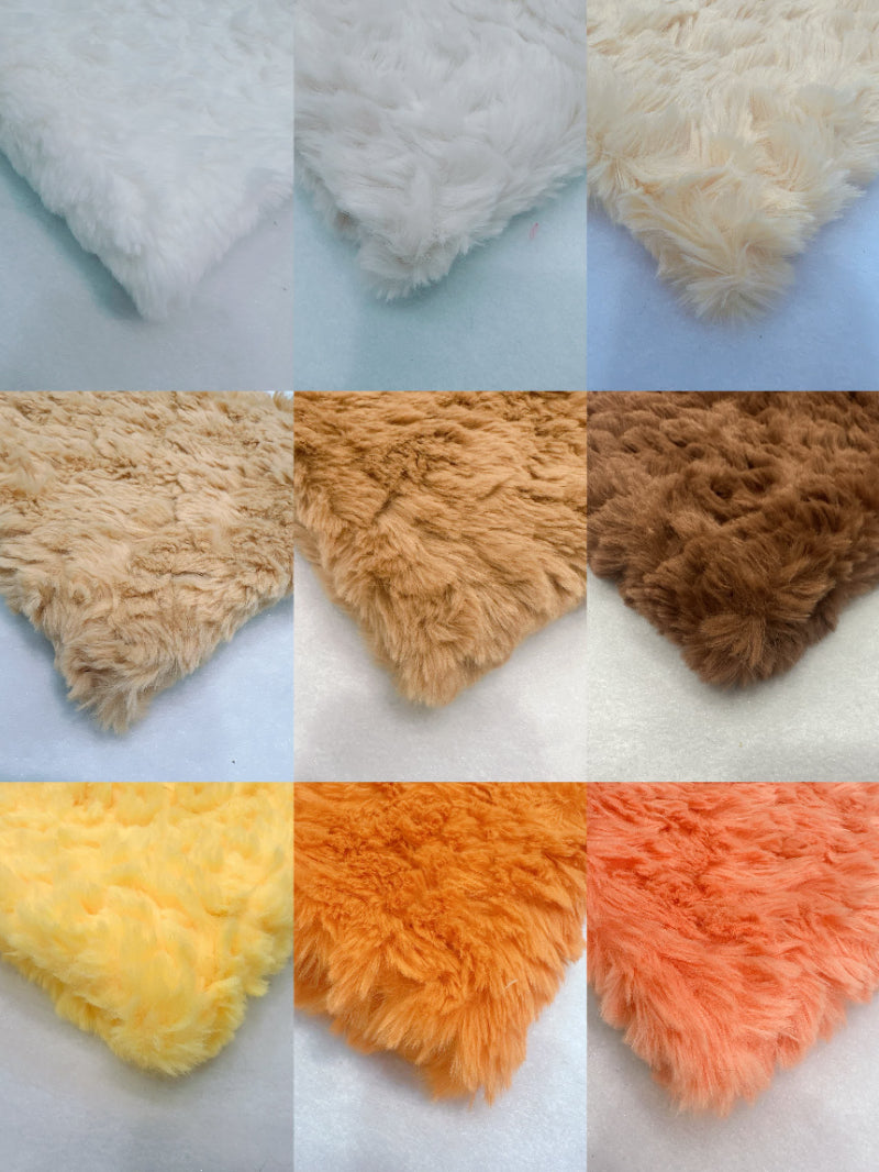 Rabbit-fur-patterned fabric