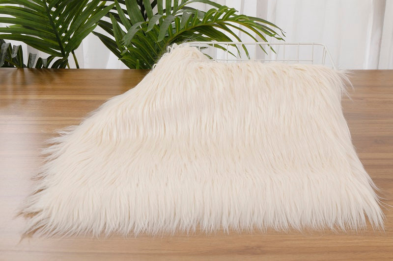 【9cm】Black White Grey Series Long Pile Faux Fur