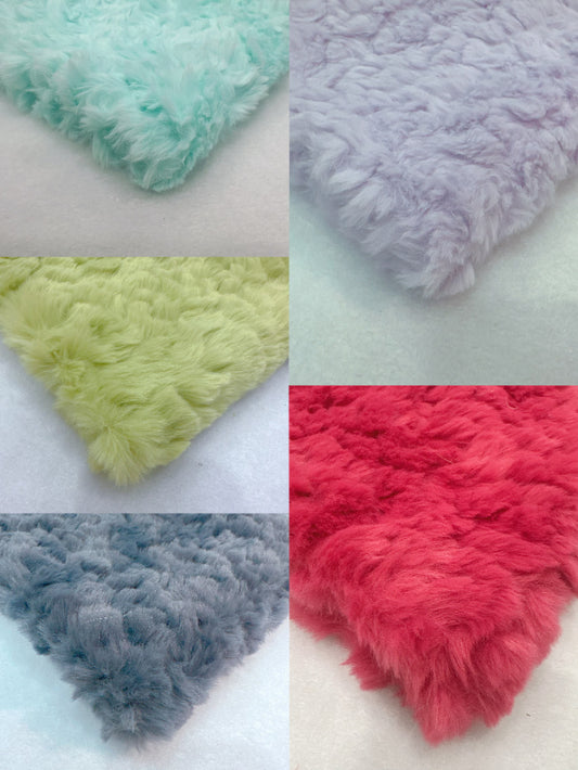 Rabbit-fur-patterned fabric