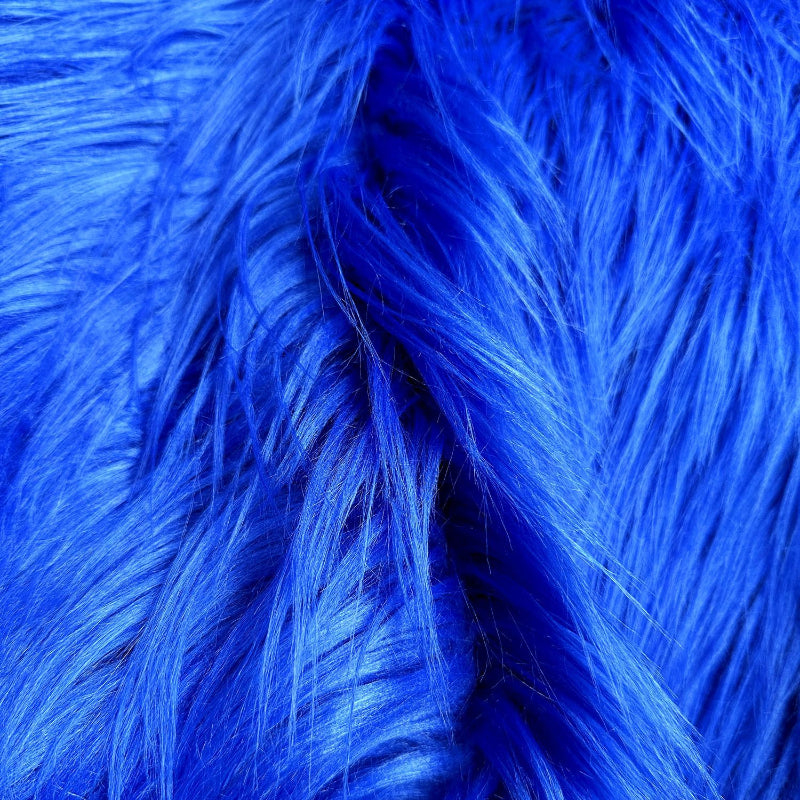 Long-Pile Cascading Faux Fur Fabric — 11cm Shag, 50×60cm Panel — 主图-05
