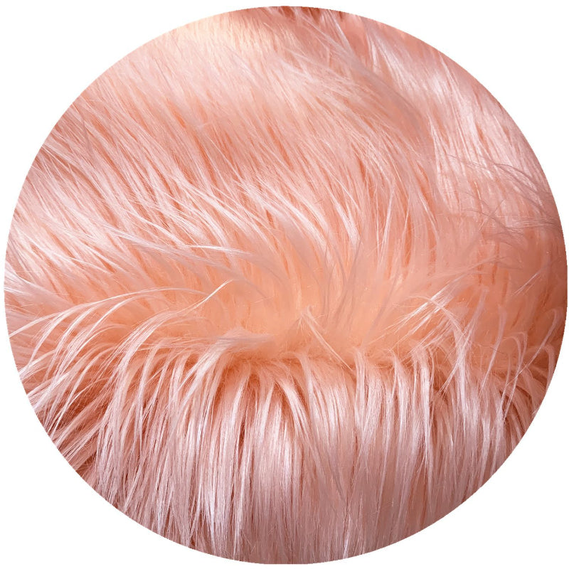 Long-Pile Cascading Faux Fur Fabric — 11cm Shag, 50×60cm Panel — 主图-06