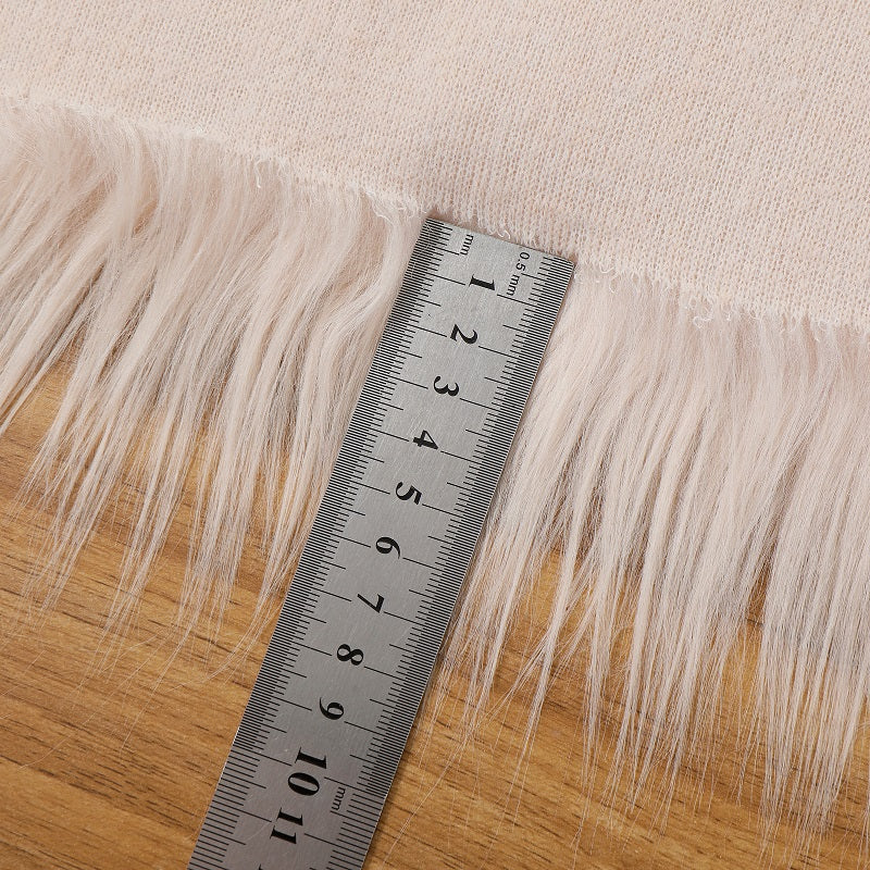 【9cm】Black White Grey Series Long Pile Faux Fur