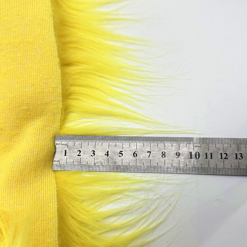Long-Pile Cascading Faux Fur Fabric — 11cm Shag, 50×60cm Panel — 详情-15