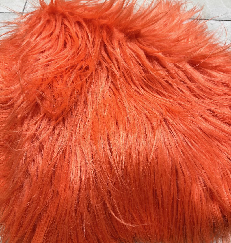 Long-Pile Cascading Faux Fur Fabric — 11cm Shag, 50×60cm Panel — 详情-20