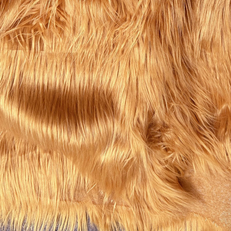 Long-Pile Cascading Faux Fur Fabric — 11cm Shag, 50×60cm Panel — 详情-21
