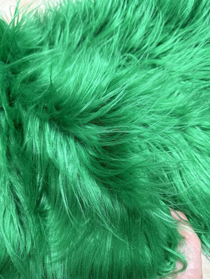 Long-Pile Cascading Faux Fur Fabric — 11cm Shag, 50×60cm Panel — 详情-22