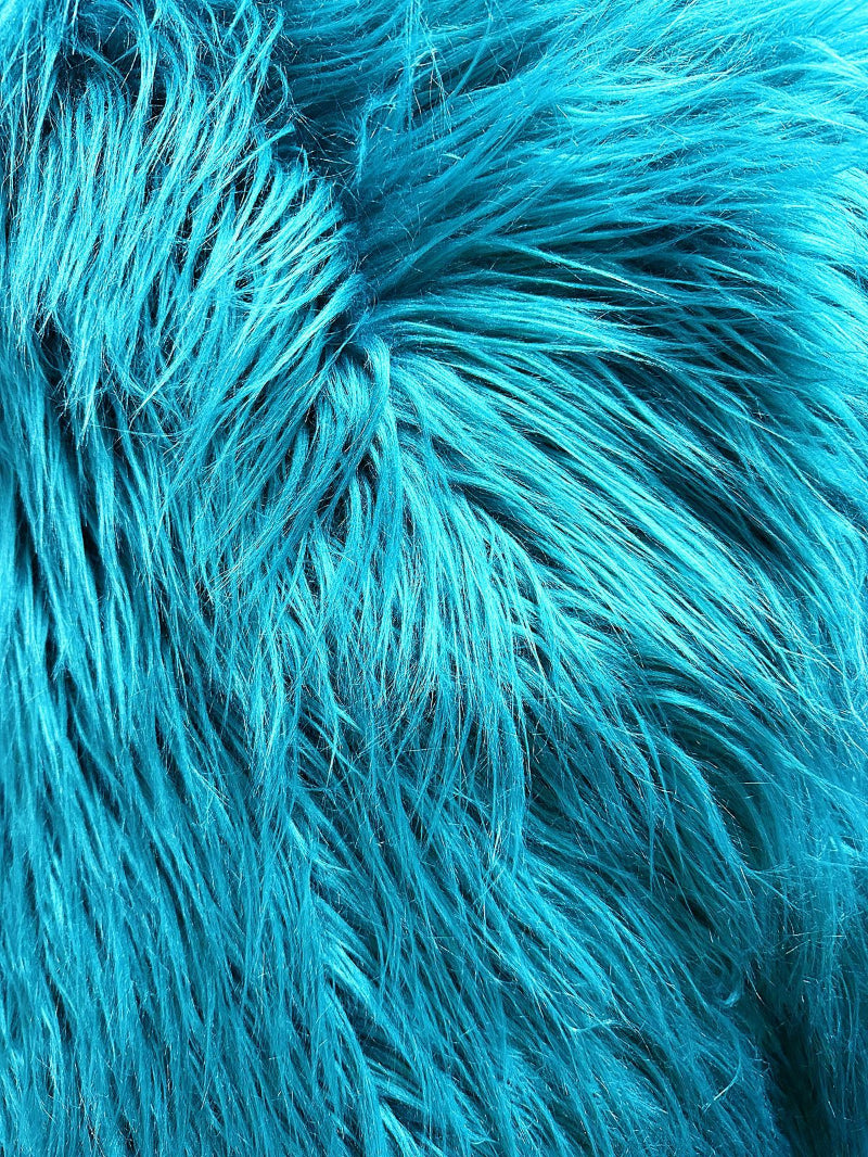 Long-Pile Cascading Faux Fur Fabric — 11cm Shag, 50×60cm Panel — 详情-25