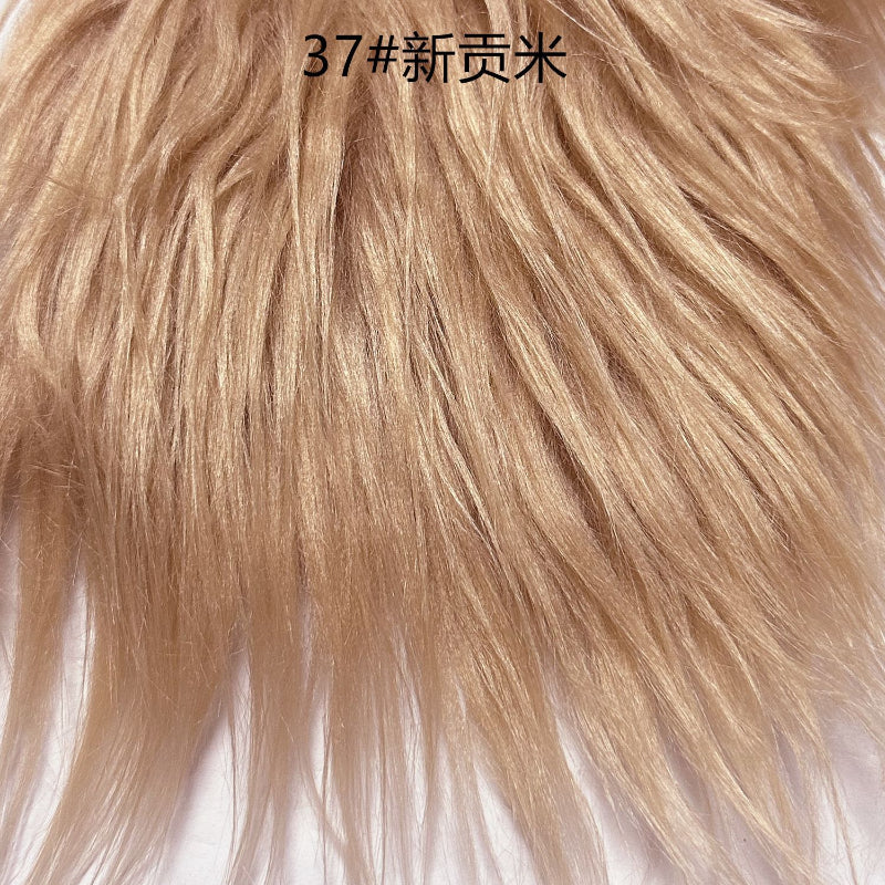 Long-Pile Cascading Faux Fur Fabric — 11cm Shag, 50×60cm Panel — 详情-29