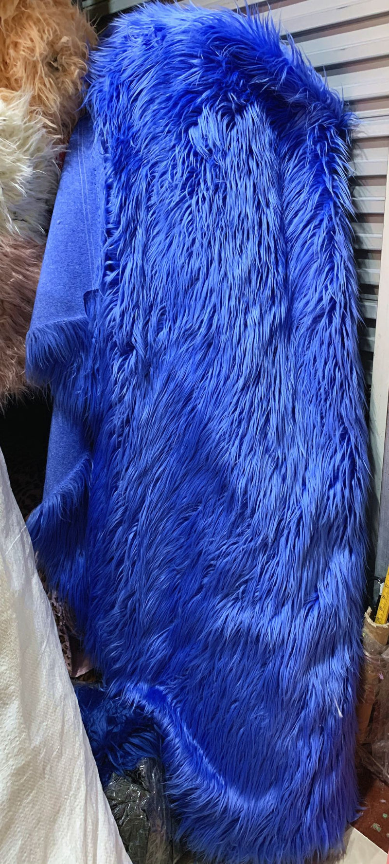 Long-Pile Cascading Faux Fur Fabric — 11cm Shag, 50×60cm Panel — 详情-32