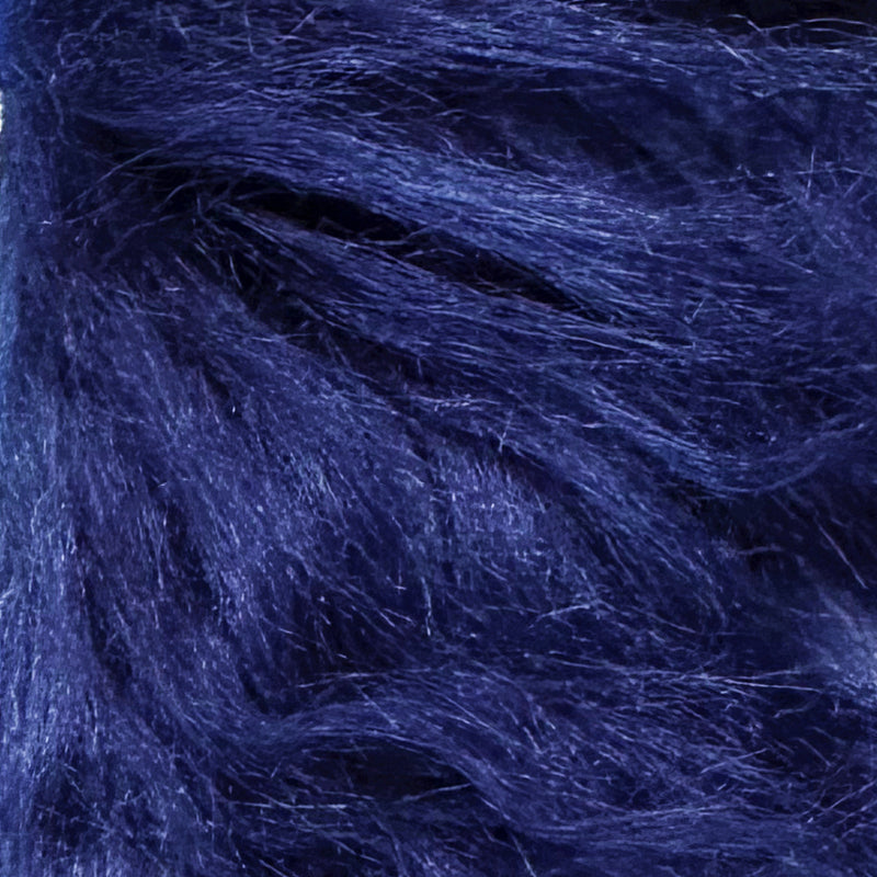 Sage — Long-Pile Cascading Faux Fur Fabric — 11cm Shag, 50×60cm Panel